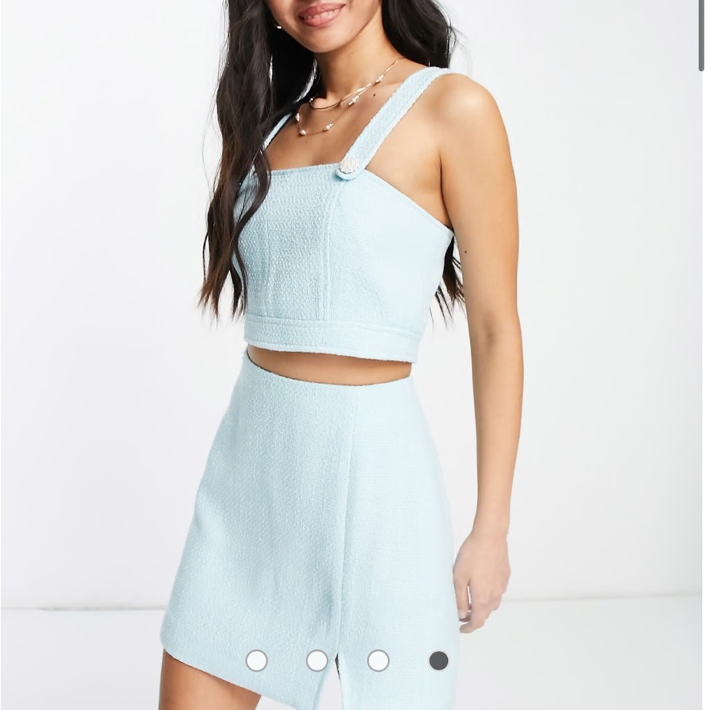 Tweed crop top